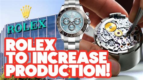 will rolex increase production